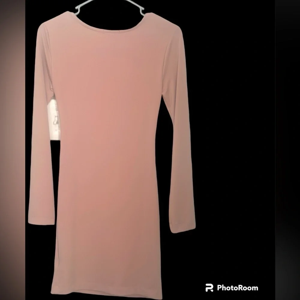 Long sleeve mini dress